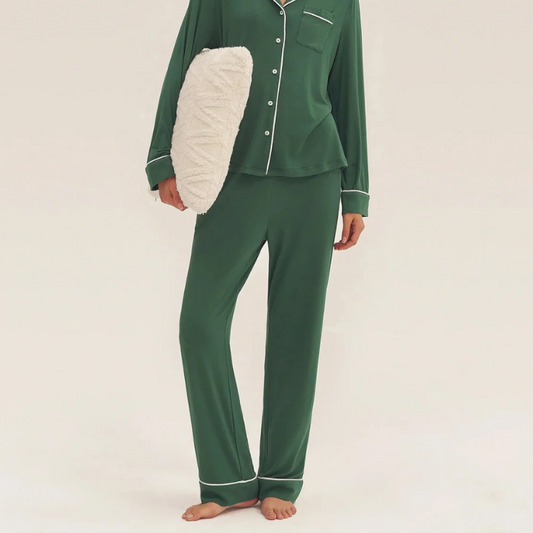 green bamboo pyjama set - Kaluraa