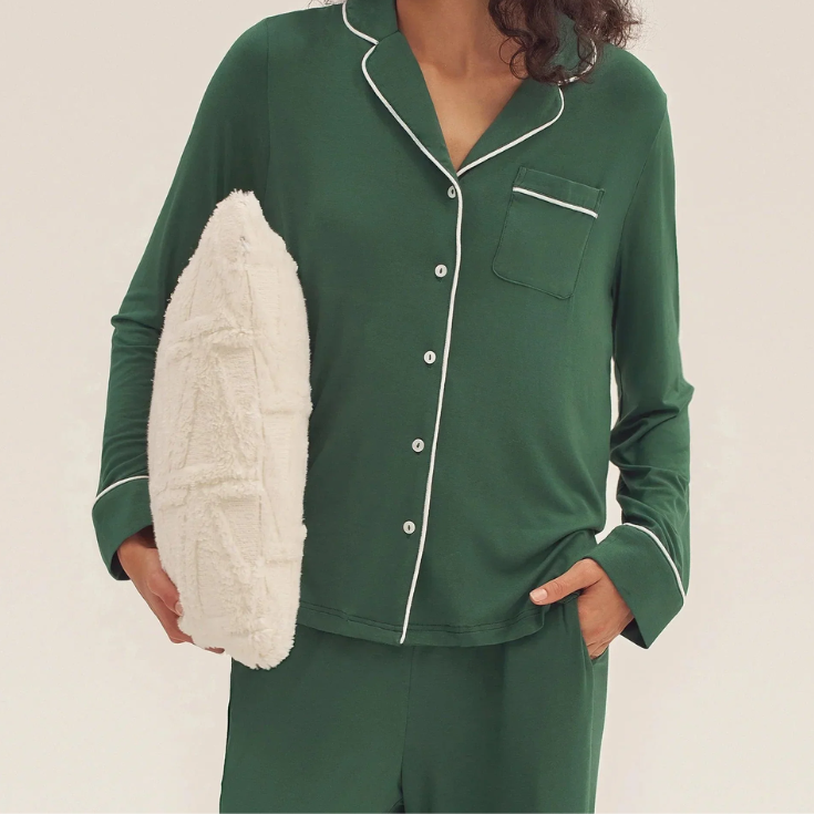 green bamboo pyjama set - Kaluraa